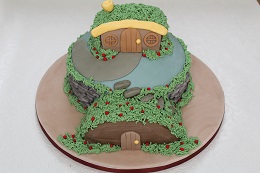 lord of the rings hobbit house cake